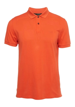 BOSS cotton polo shirt - Orange