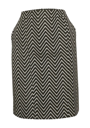 MAX&Co. chevron midi skirt - Black