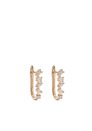 Dana Rebecca Designs 14kt yellow gold Alexa Jordyn diamond hoop earrings