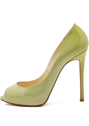Christian Louboutin Pre-Owned Flo peep-toe pumps - Green
