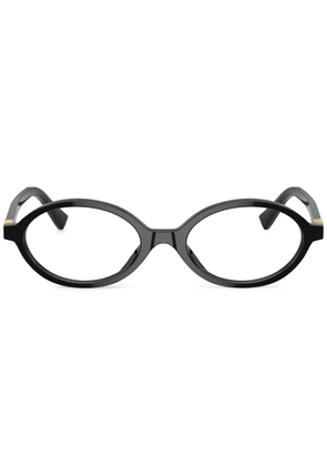 Miu Miu Eyewear oval optical glasses - Black
