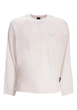 BOSS virgin wool sweater - Neutrals