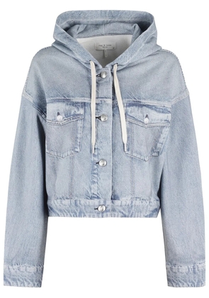 rag & bone hooded denim jacket - Blue