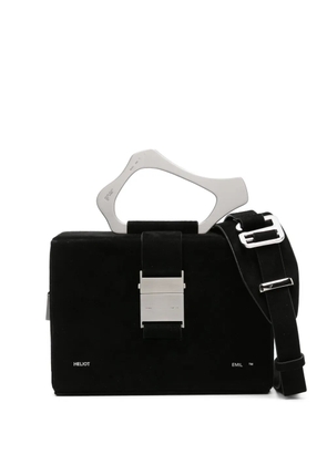 HELIOT EMIL Solely suede shoulder bag - Black