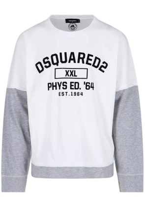 DSQUARED2 layered long sleeve t-shirt - White