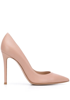 Gianvito Rossi Gianvito 105mm leather pumps - Neutrals