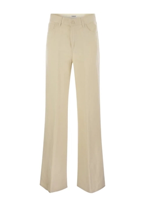 DONDUP flared trousers - Neutrals