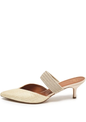 Malone Souliers 60mm Maisie heeled mules - Neutrals