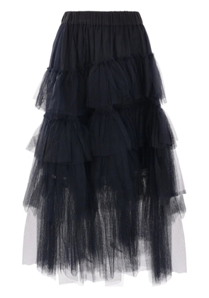Simone Rocha tulle midi skirt - Black