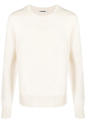 Jil Sander crew-neck knitted jumper - Neutrals