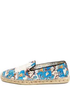 Christian Louboutin Pre-Owned Galia flat espadrilles - Blue