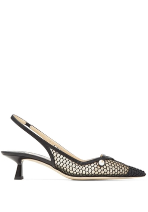 Jimmy Choo Amita 45mm slingback pumps - Black