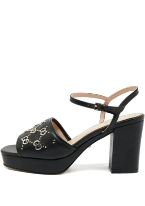 Gucci Pre-Owned GG platform sandals - Black