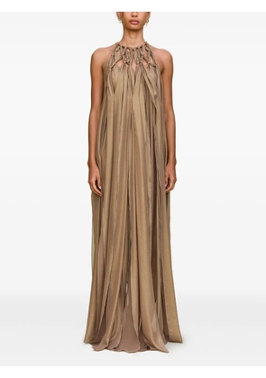 Cult Gaia Aditi gown dress - Gold
