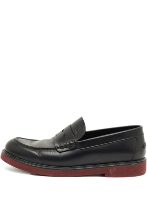 Louis Vuitton Pre-Owned leather loafers - Black
