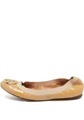 Tory Burch Caroline scrunched ballet flats - Neutrals