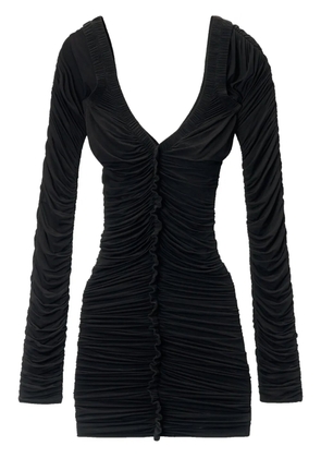 Alexander Wang ruched mini dress - Black