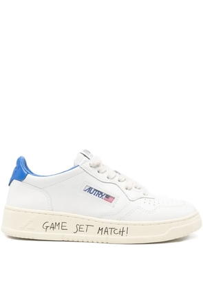 Autry Medalist leather low-top sneakers - White
