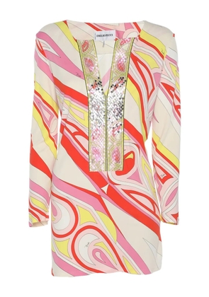 PUCCI Pre-Owned sequin-detailed blouse - Neutrals