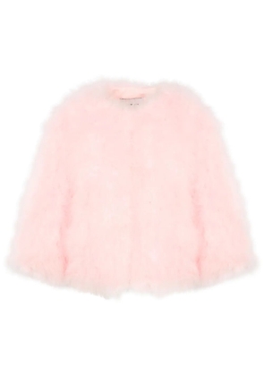 Yves Salomon feather jacket - Pink