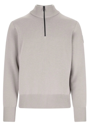 Canada Goose logo-patch wool jumper - Grey