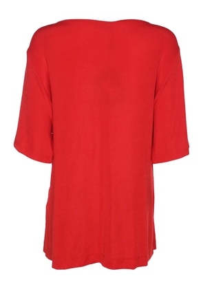 BASLER V-neck T-shirt - Red