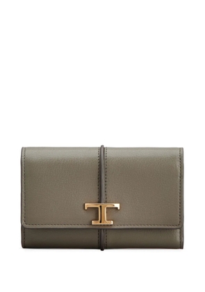Tod's T Timeless leather wallet - Green