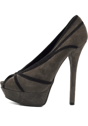 Fendi Pre-Owned peep-toe pumps - Grey
