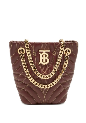 Burberry Pre-Owned Lola quilted leather bucket bag - Brown