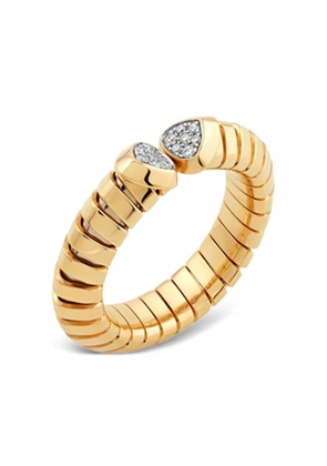 MARINA B 18K yellow gold Trisolina diamond ring