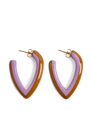 La DoubleJ mini Dew earrings - Purple