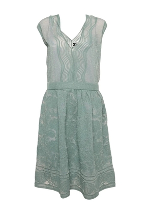 Missoni Pre-Owned V-neck mini dress - Blue