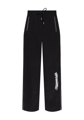 Off-White logo-detail side-stripe trousers - Black