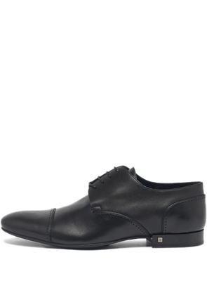 Louis Vuitton Pre-Owned leather lace-up Derby shoes - Black