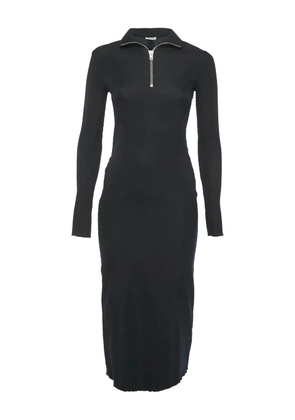 Miu Miu Pre-Owned zip midi dress - Blue