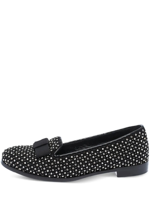 Sergio Rossi Vintage 2024 crystal-embellished ballet flats - Black
