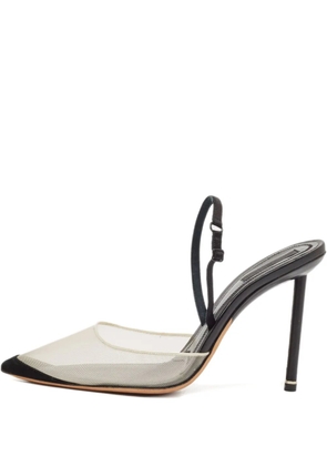 Pre-Owned Alexander Wang 110mm slingback mesh pumps - Black