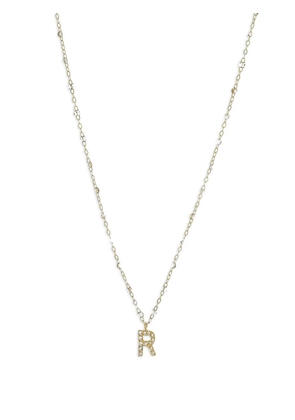 Gigi Clozeau 18K yellow gold Initial diamond necklace