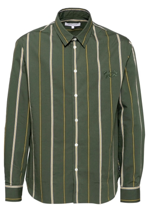 Maison Kitsuné striped shirt - Green
