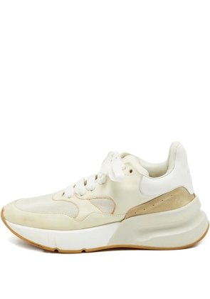 Alexander McQueen Pre-Owned Oversized Runner lace-up sneakers - Neutrals