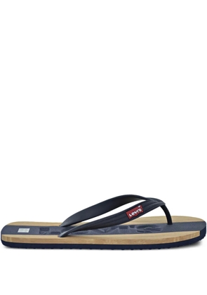 Levi's Jayden logo-embossed flip flops - Neutrals