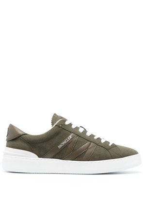 Moncler Monaco panelled sneakers - Green