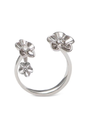 Stefere 18K white gold Bloom diamond ring - Silver