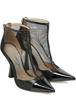 Jimmy Choo Pre-Owned Kix patent-leather boots - Black