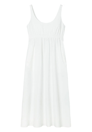 Tory Burch printed poplin dress - White