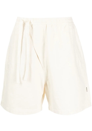 Maharishi off centre-drawstring bermuda shorts - Neutrals
