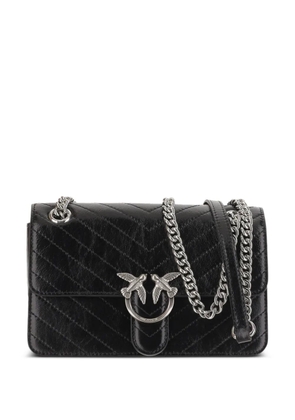 PINKO Classic Love quilted shoulder bag - Black