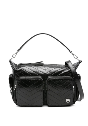 PINKO quilted pocket satchel - Black