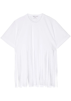 Comme Des Garçons Comme Des Garçons crew-neck cut-out T-shirt - White