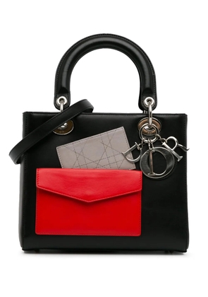 Christian Dior Pre-Owned 2014 Medium Calfskin Pockets Lady Dior satchel - Black